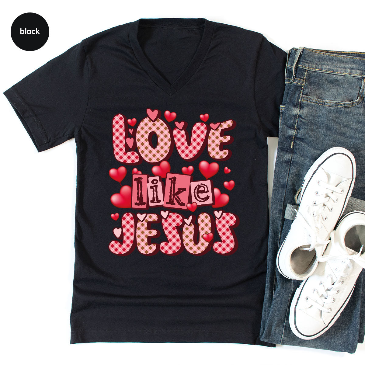 Love Like Jesus Shirt, Valentine's Day Best Gift for Lovers product image 28