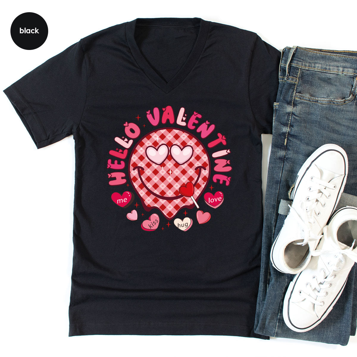 Hello Valentine Shirt, Valentine's Day Love Gift for My product image 12
