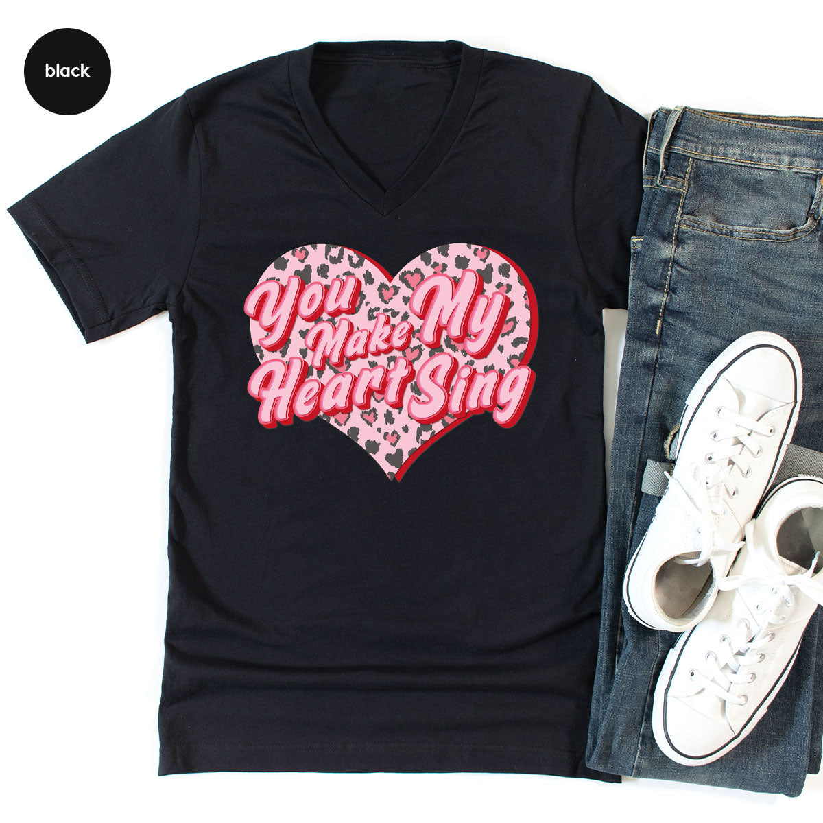 You Make My Heart Sing Shirt, Valentine's Day Romantic Gift product image 28