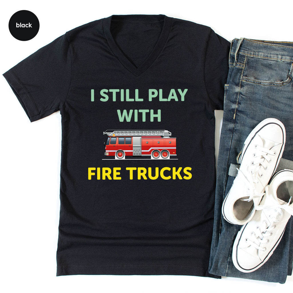 Fire Truck Shirt, Funny Fighter T-Shirt, Fireman Tee product image 31
