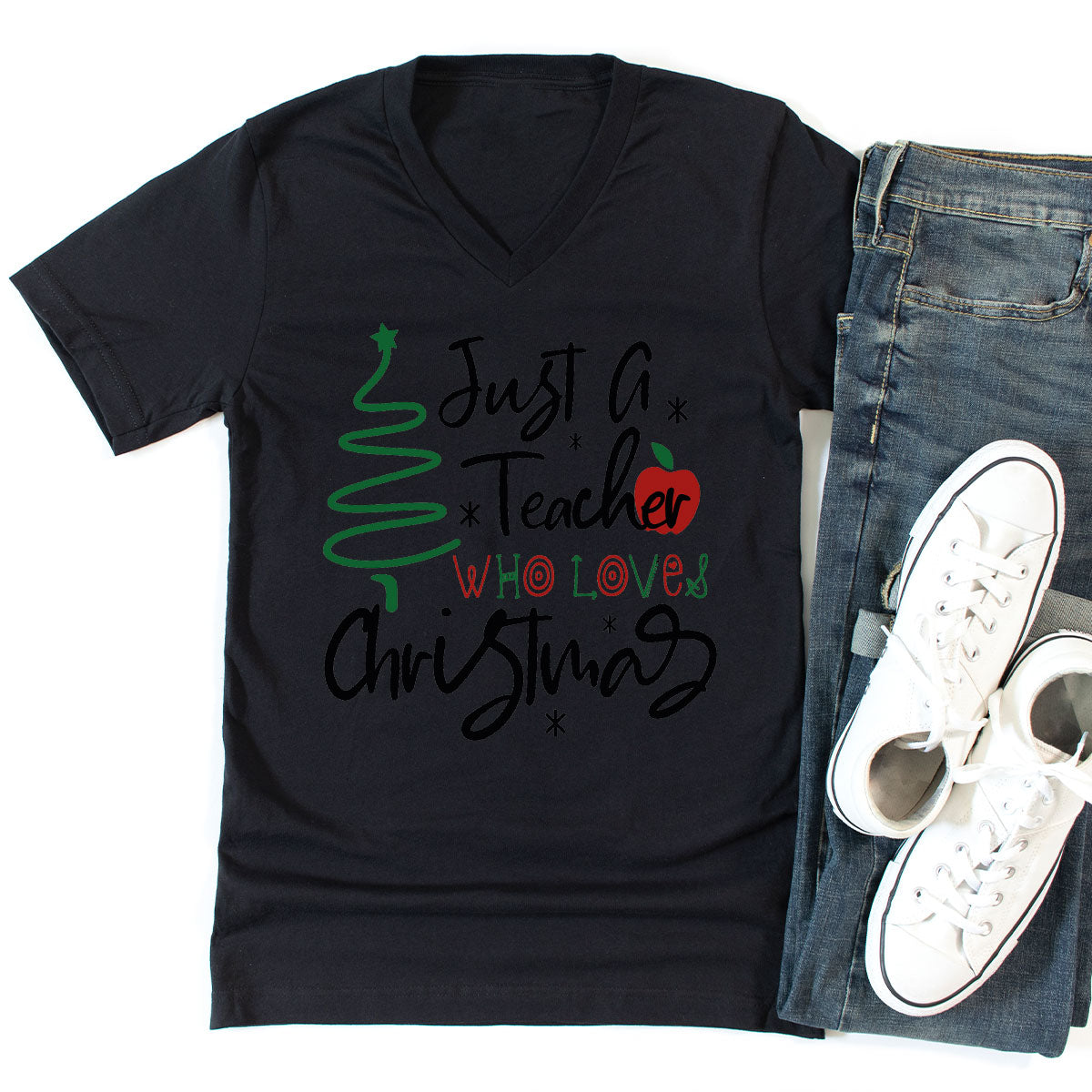 2023 Christmas Love Shirt, Just A Teach Who Loves Tee, Xmas product image 15