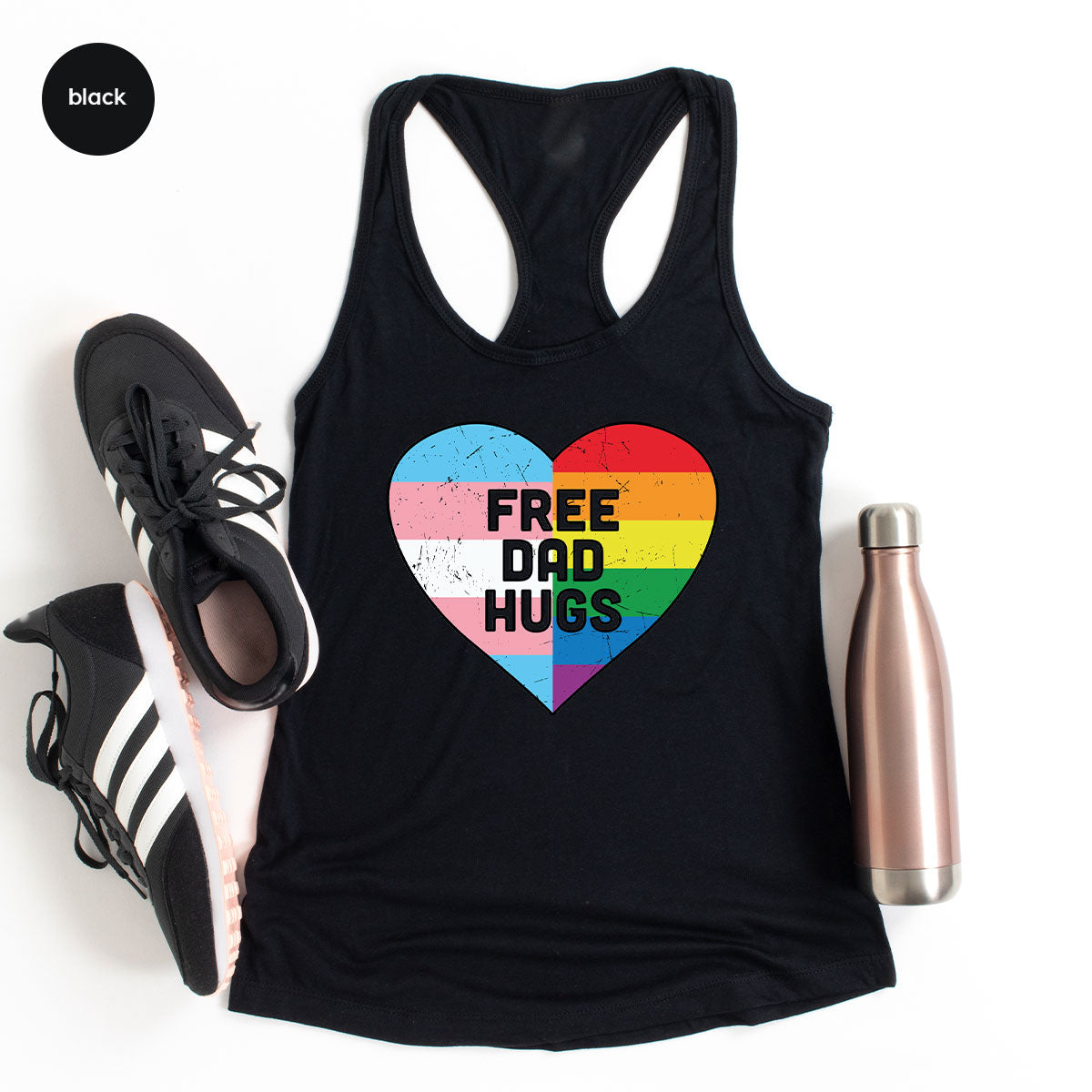 Free Dad Hugs Shirt, LGBT Pride T-Shirt product image 28