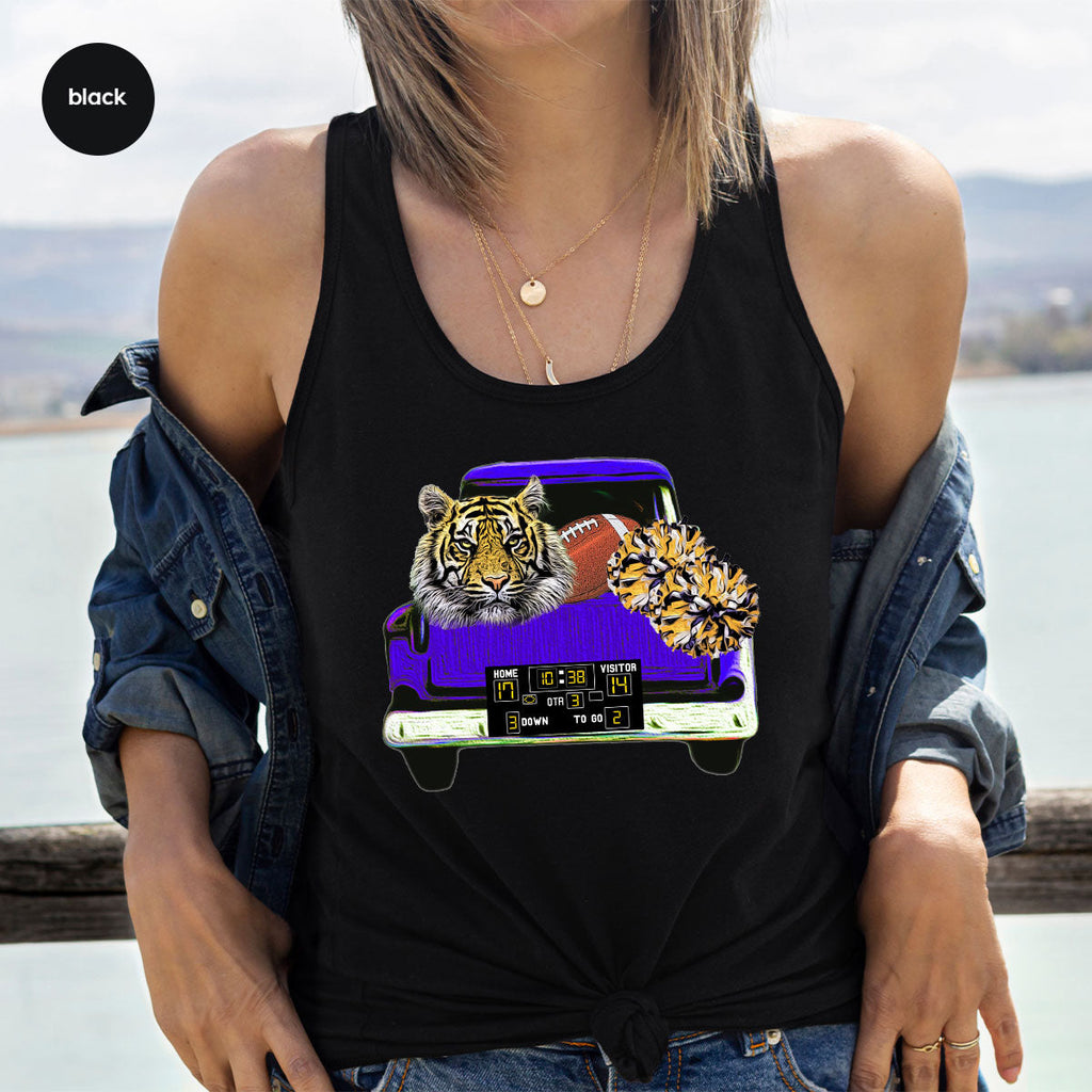 Football Truck Shirt, Tiger Graphic Tees, Mom TShirt, Gifts product image 34