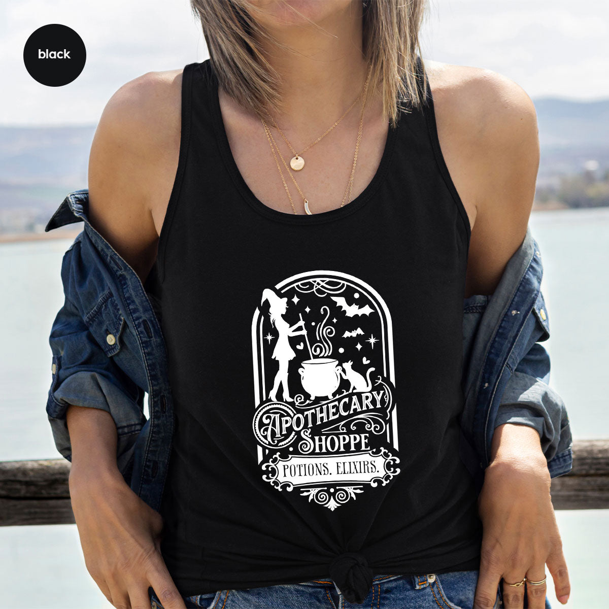 Funny Witch Shirt, Halloween Party Tshirt, Apothecary product image 74