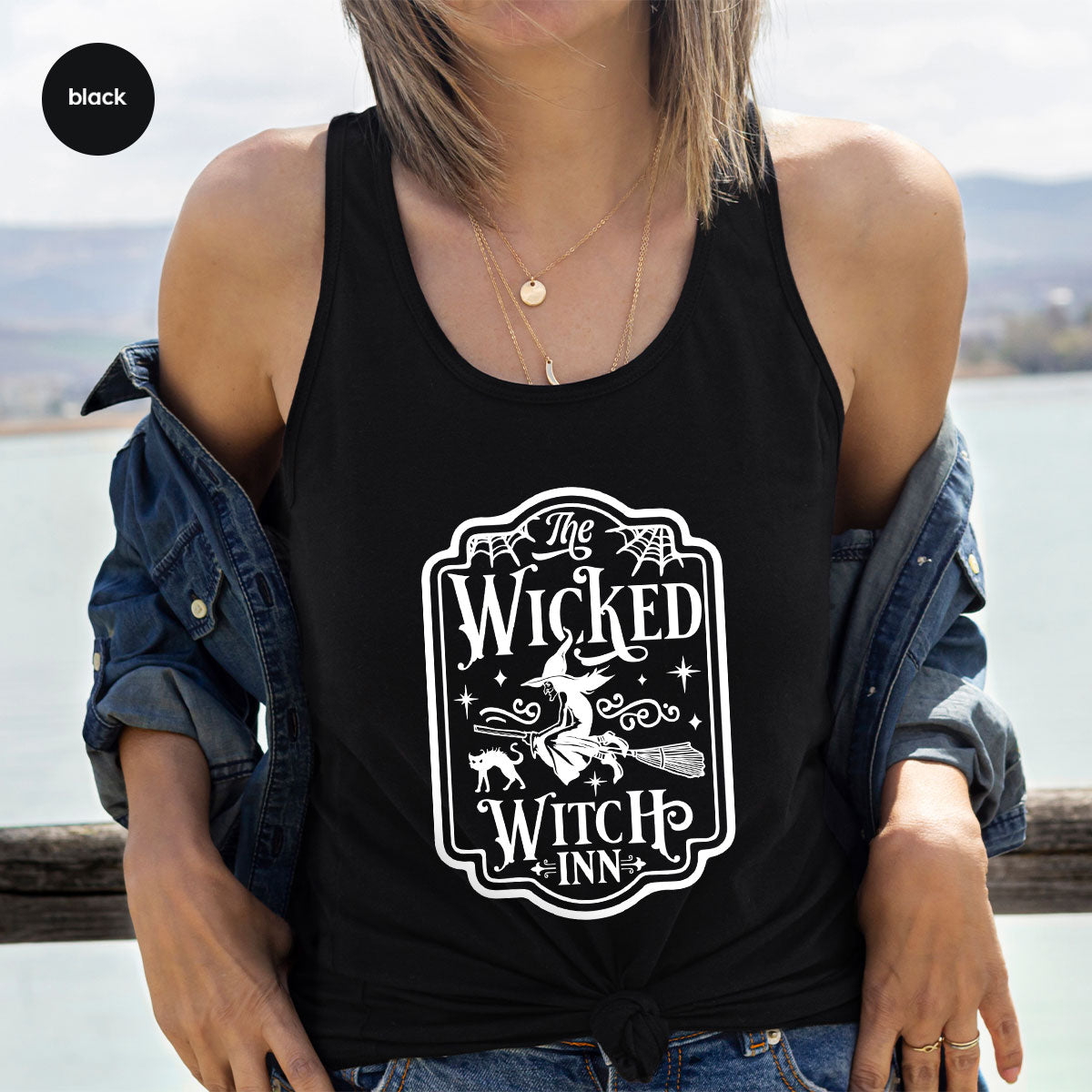 Witch Crewneck Sweatshirt, Halloween Shirts for Women product image 47