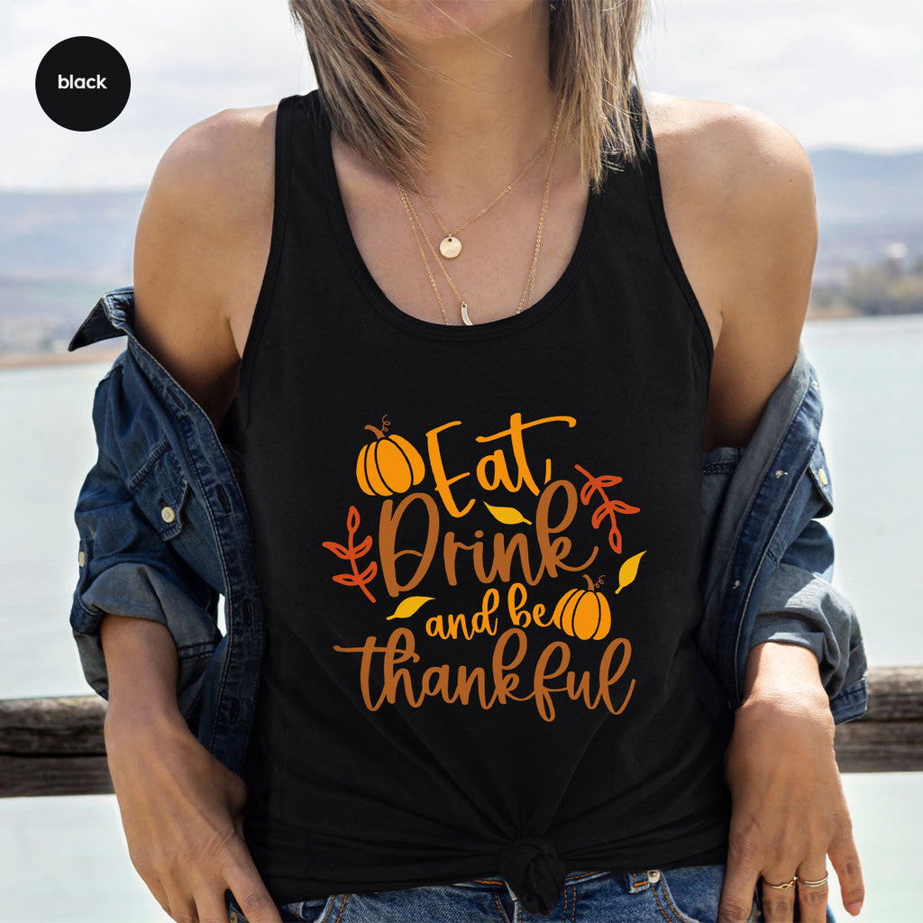 Cute Pumpkin T-Shirt, Fall Graphic Tees, Thankful Gifts product image 35