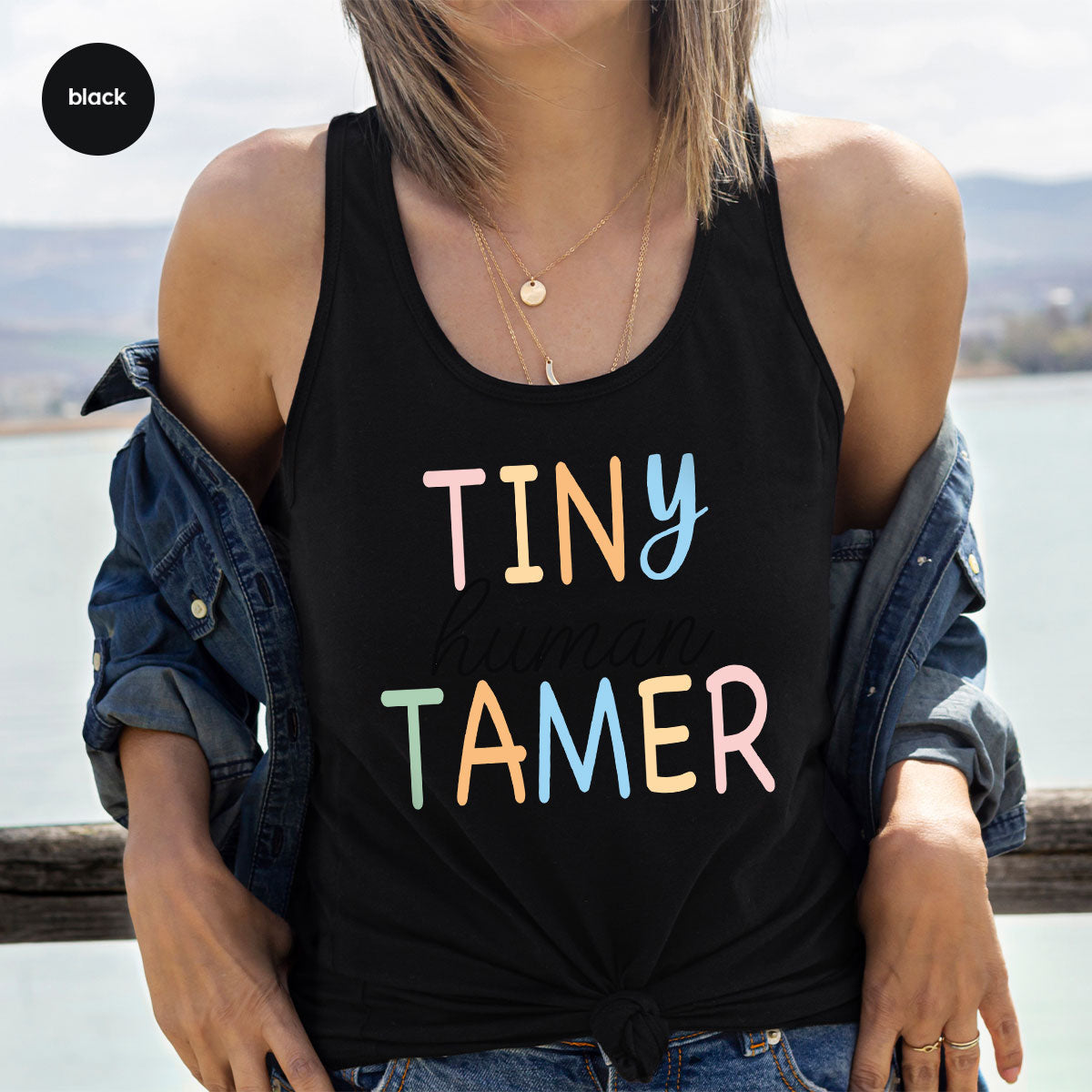 Teacher Shirt, Tiny Human Tamer, Kindergarten Preschool product image 99