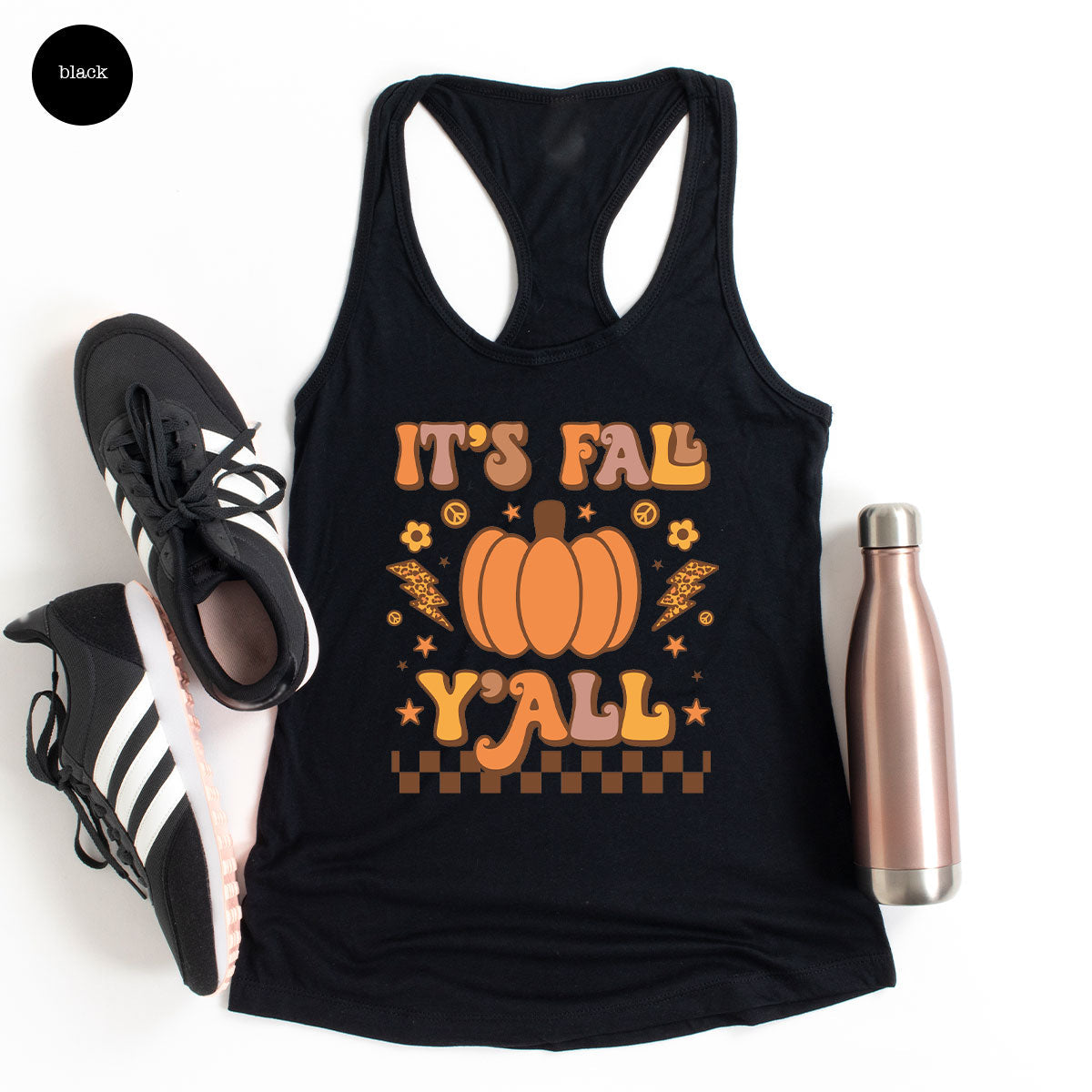 Halloween Fall Shirt, It's Y'Fall T-Shirt, Hoodie, Long product image 10
