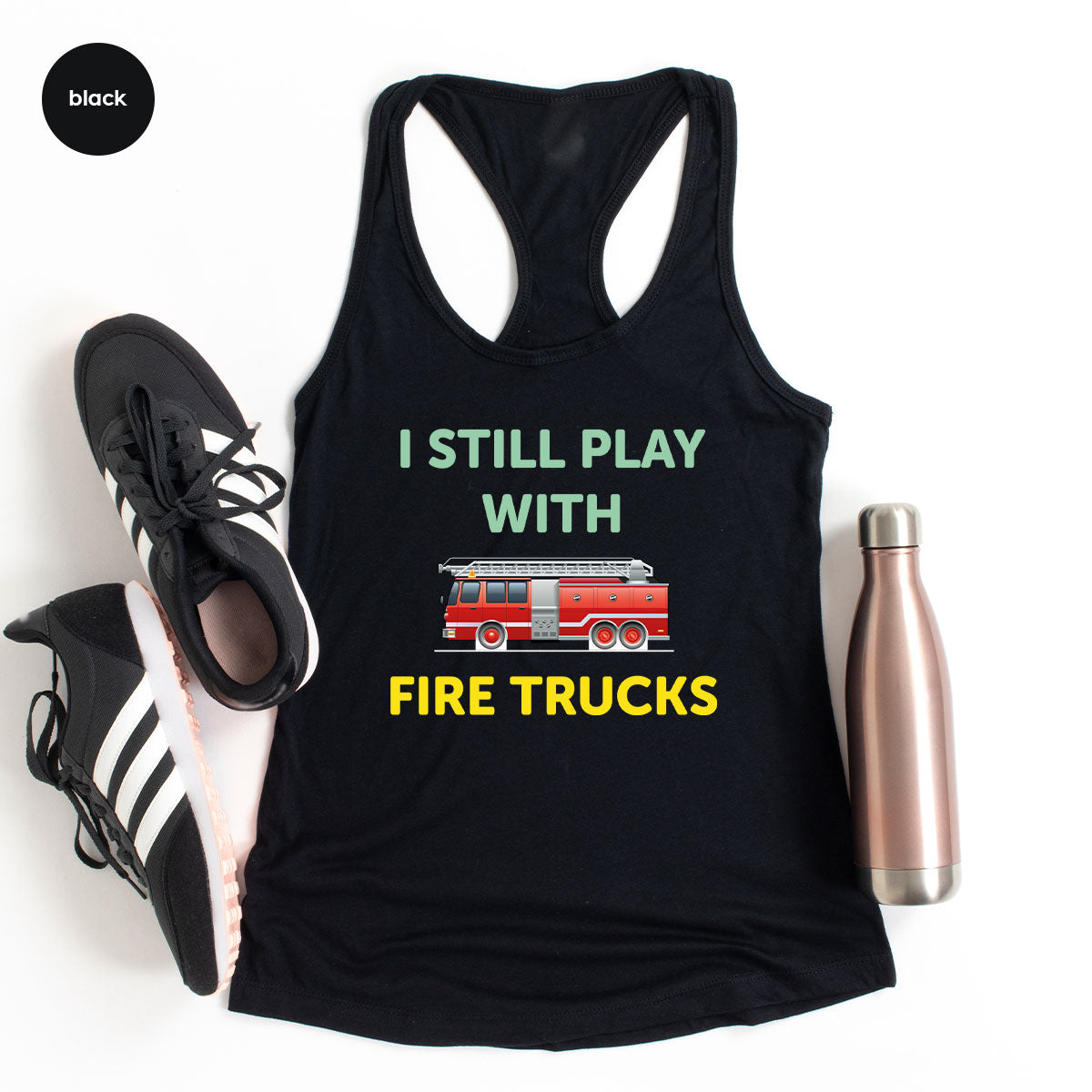 Fire Truck Shirt, Funny Fighter T-Shirt, Fireman Tee product image 29