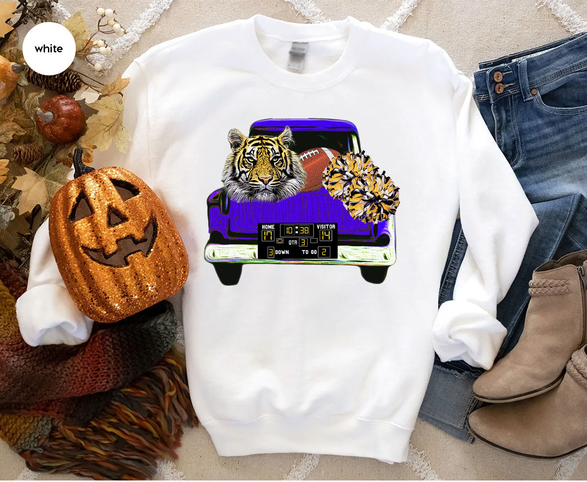 Football Truck Shirt, Tiger Graphic Tees, Mom TShirt, Gifts product image 37