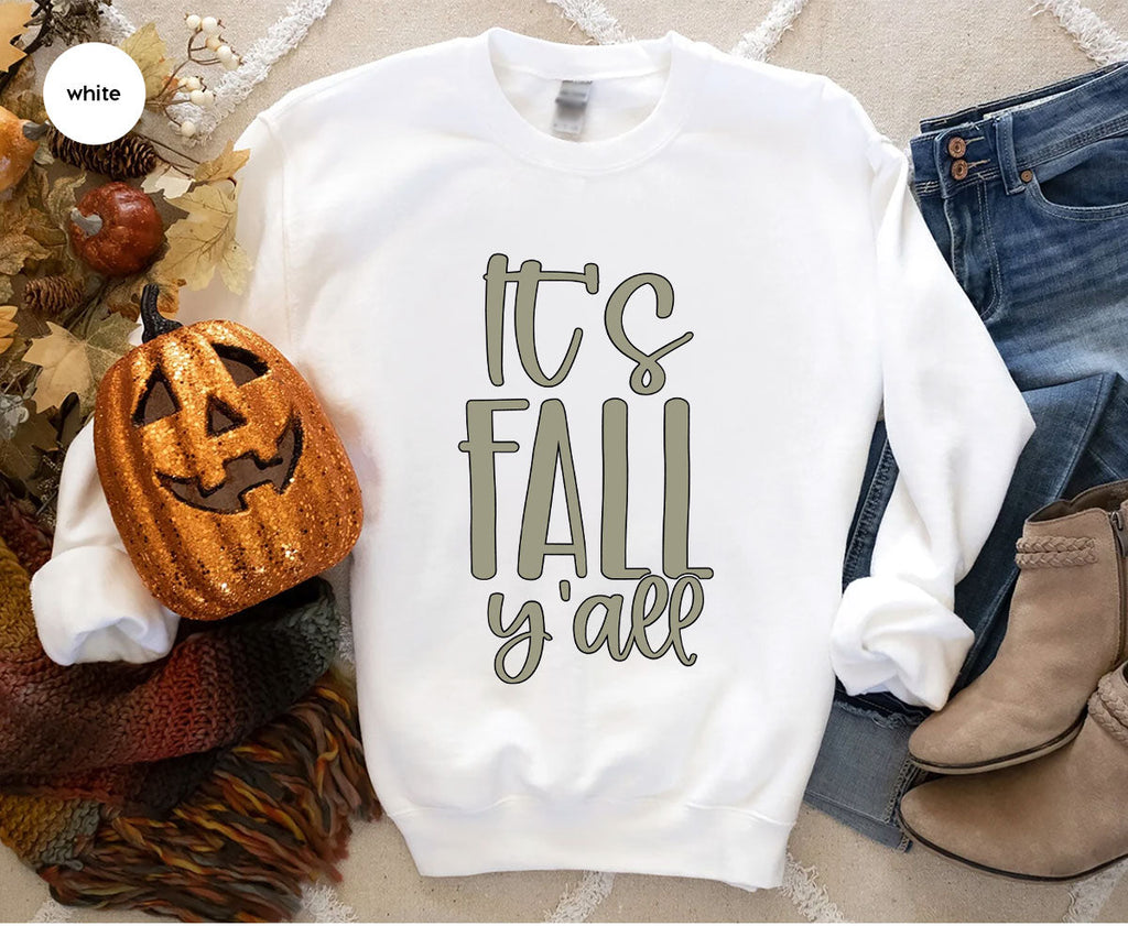 Fall Crewneck Sweatshirt, Its Yall T-Shirt, Gifts, for Her product image 77