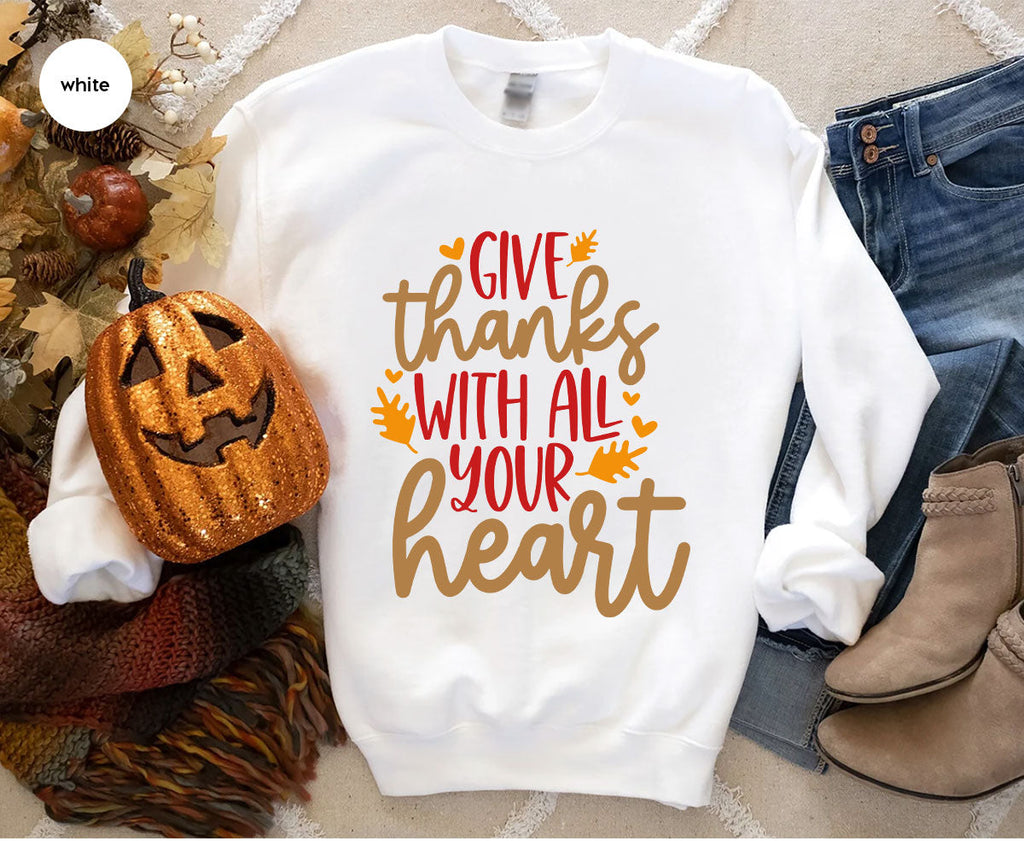 Cute Fall Clothing, Thanksgiving T-Shirt, Gift for Her product image 5