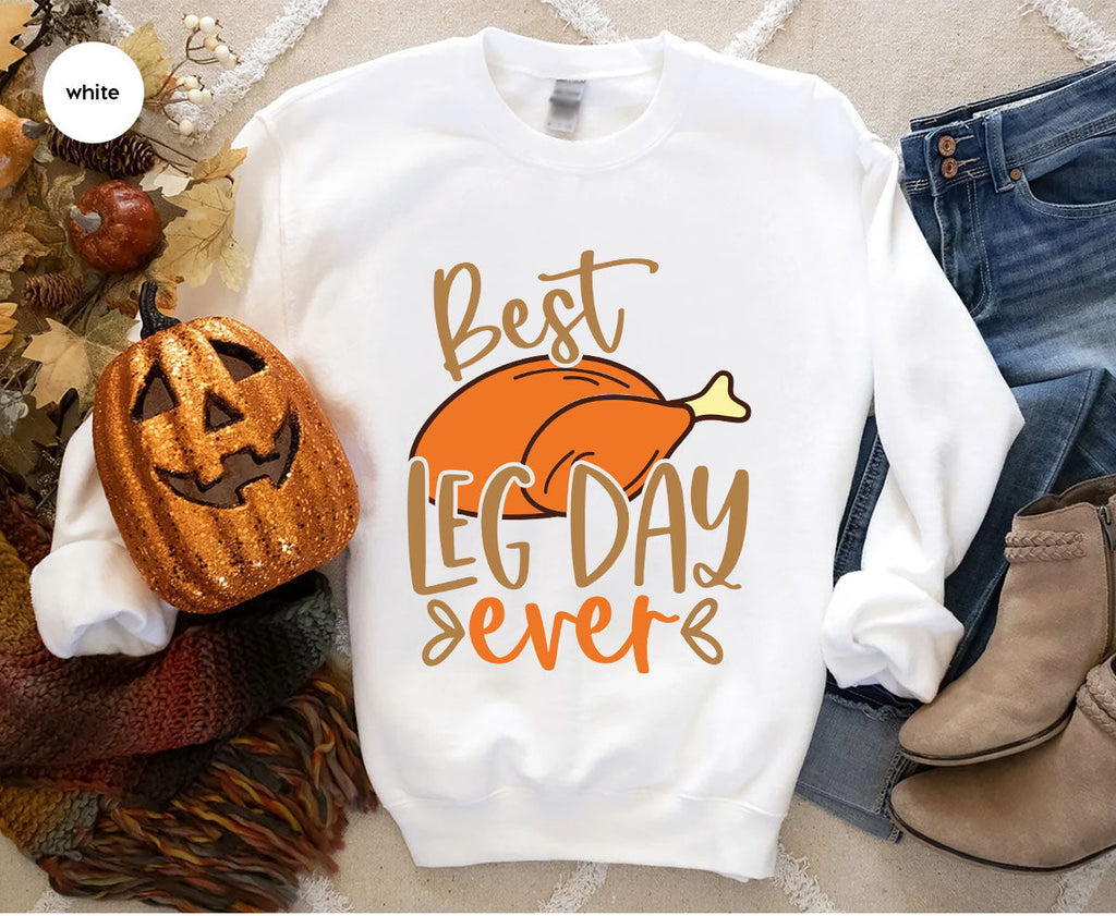 Funny Thanksgiving Shirts, Turkey Graphic Tees, Fall product image 14