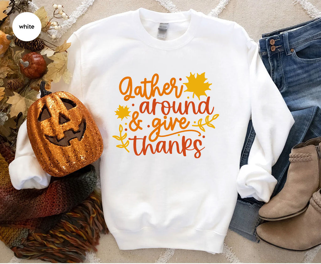 Thanksgiving Sweatshirts, Gifts for Family, Kids Fall product image 26