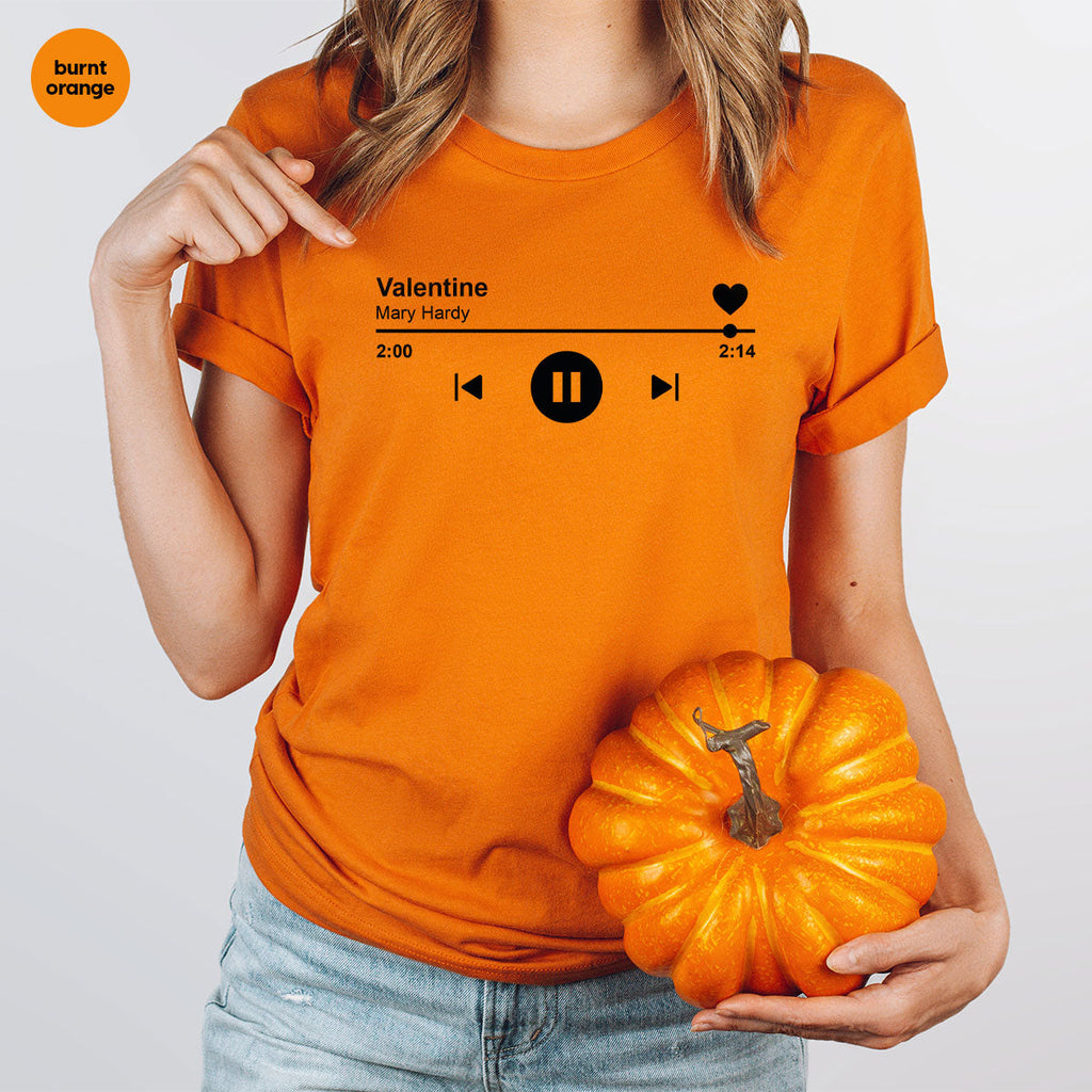 Valentine's Day Shirt, Play Music For Playlist T-Shirt product image 105