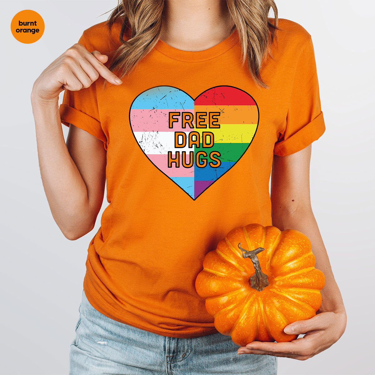 Free Dad Hugs Shirt, LGBT Pride T-Shirt product image 31