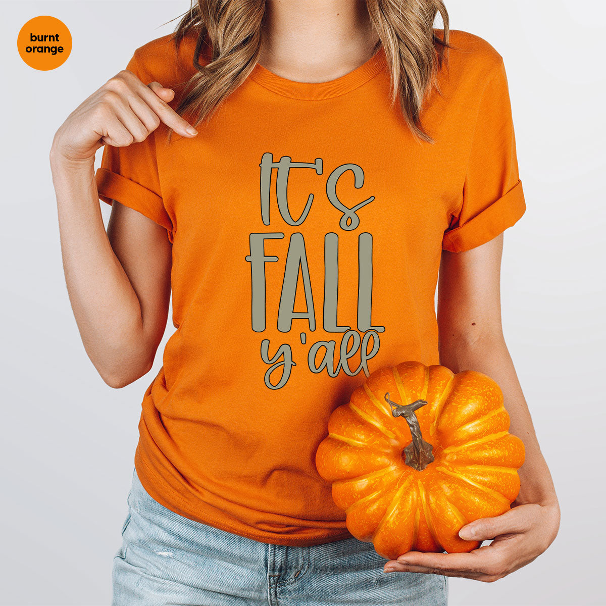 Fall Crewneck Sweatshirt, Its Yall T-Shirt, Gifts, for Her product image 78