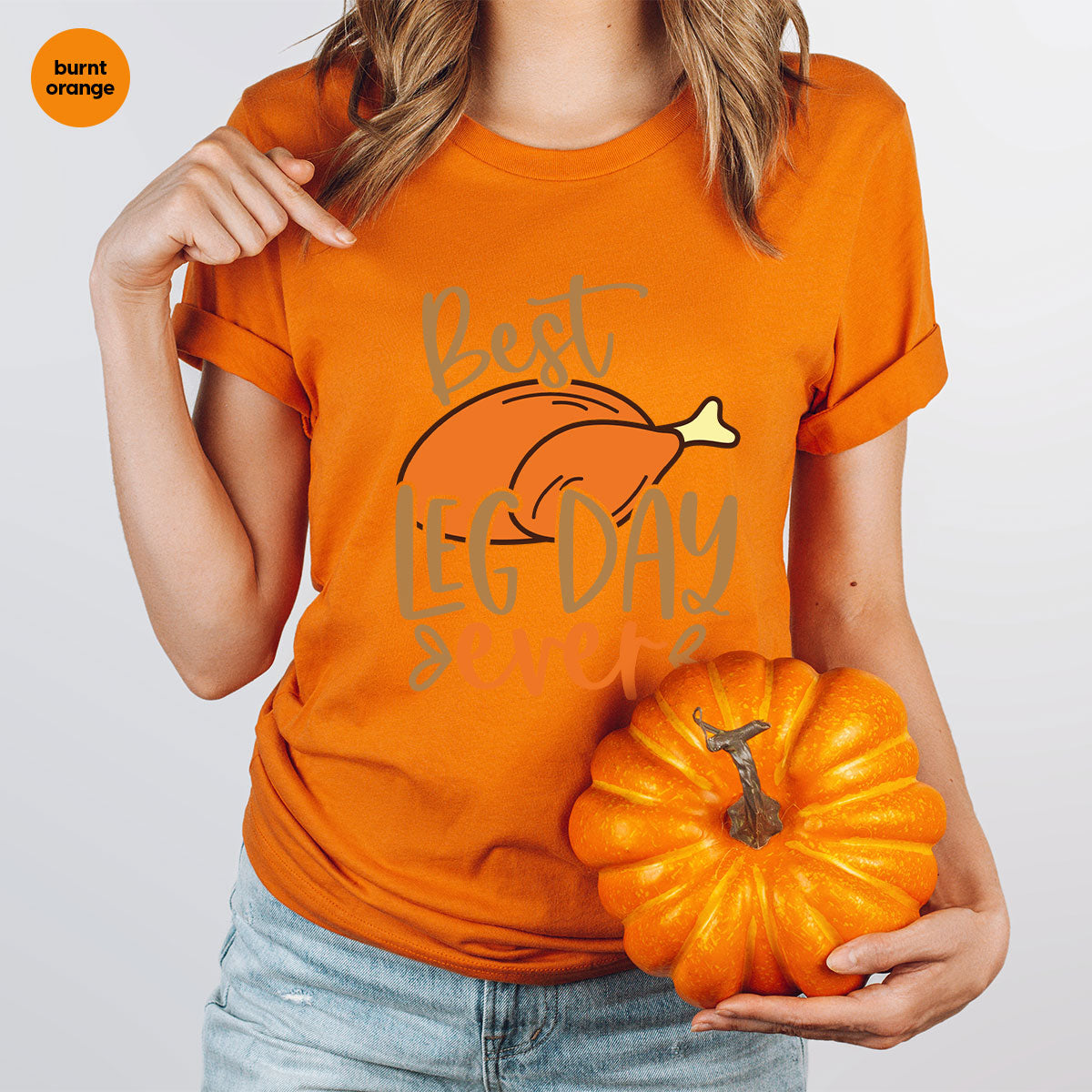 Funny Thanksgiving Shirts, Turkey Graphic Tees, Fall product image 15