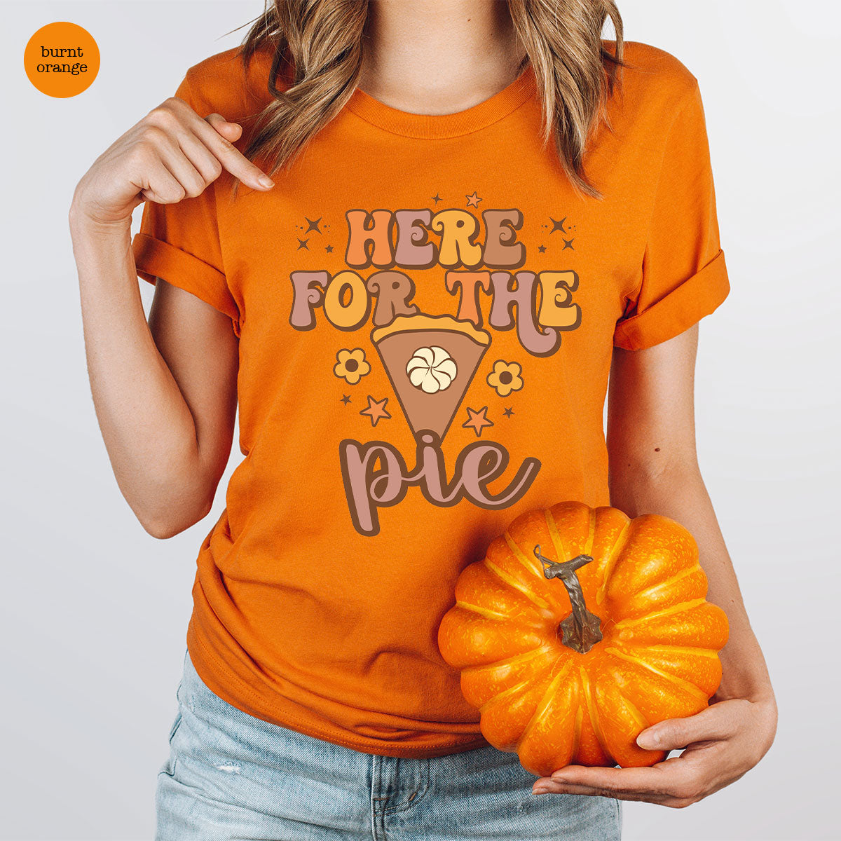 Thanksgiving Pie T-Shirt, Gift For Family, Desing Tee product image 3