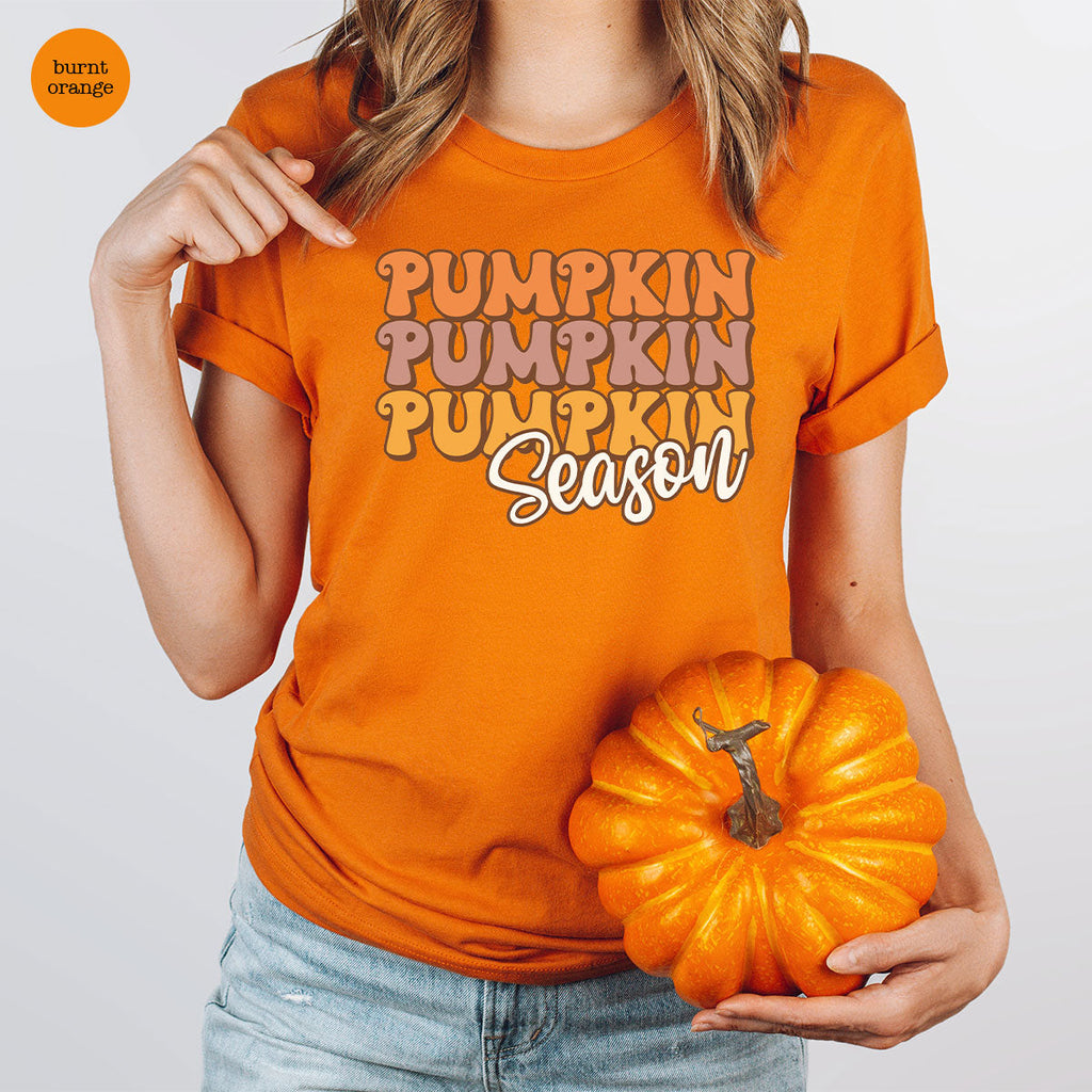 Fall Shirt, Pumpkin Season Thanksgiving 2022 T-Shirt, Cute product image 4