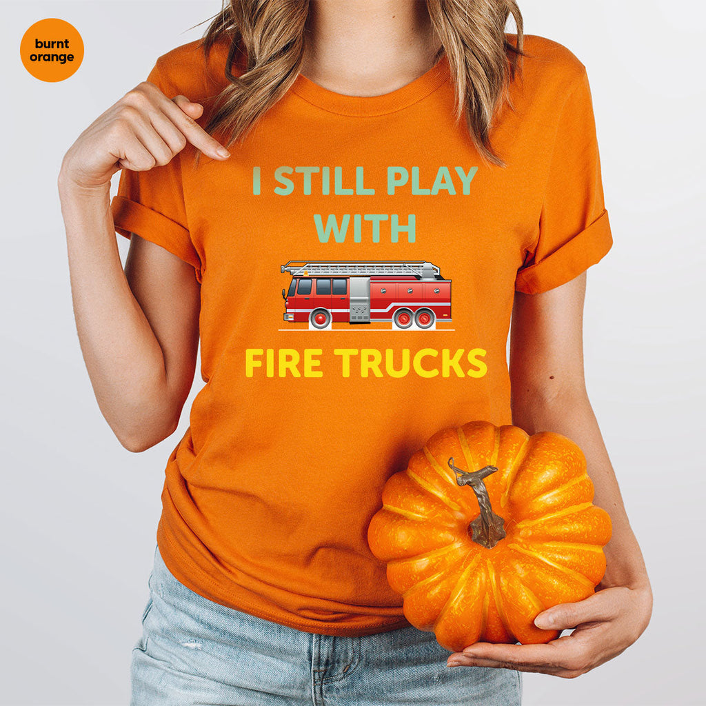 Fire Truck Shirt, Funny Fighter T-Shirt, Fireman Tee product image 32