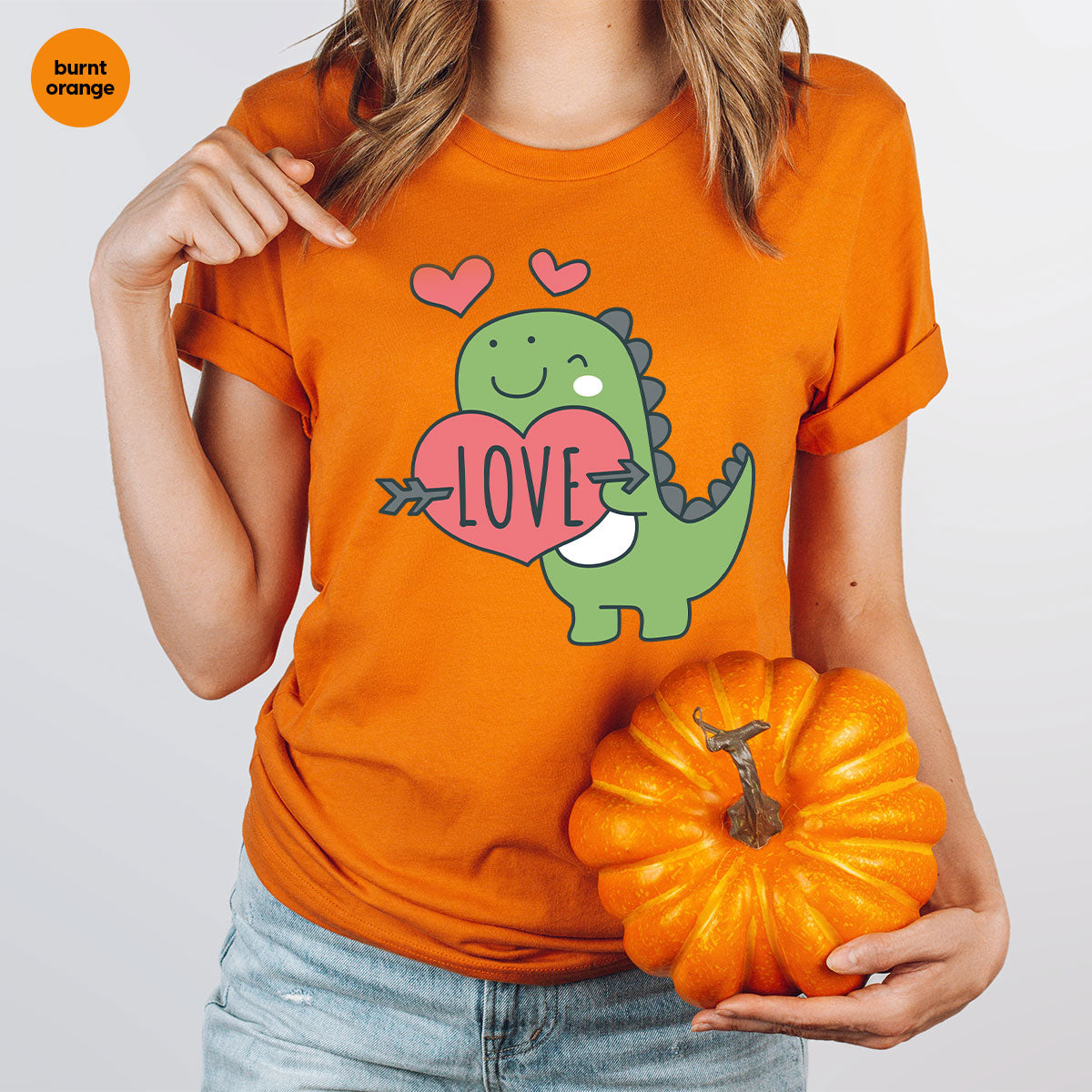 Love Shirt, Lovely Dinosaur Valentine's Day Special For product image 16