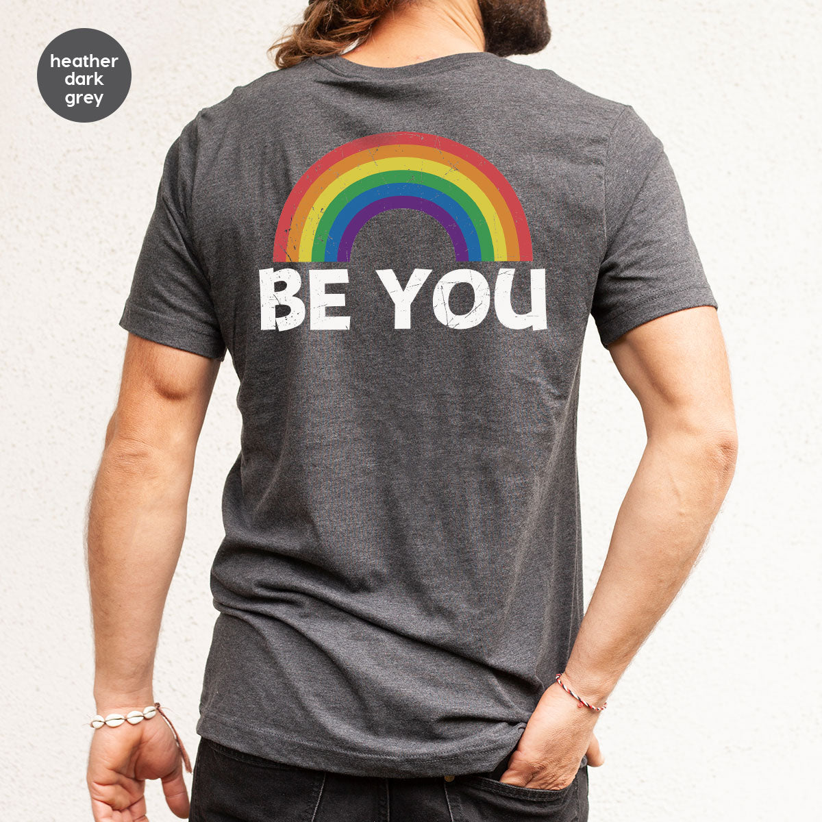 Rainbow T-Shirt, Be You Shirt, LGBT Pride product image 27