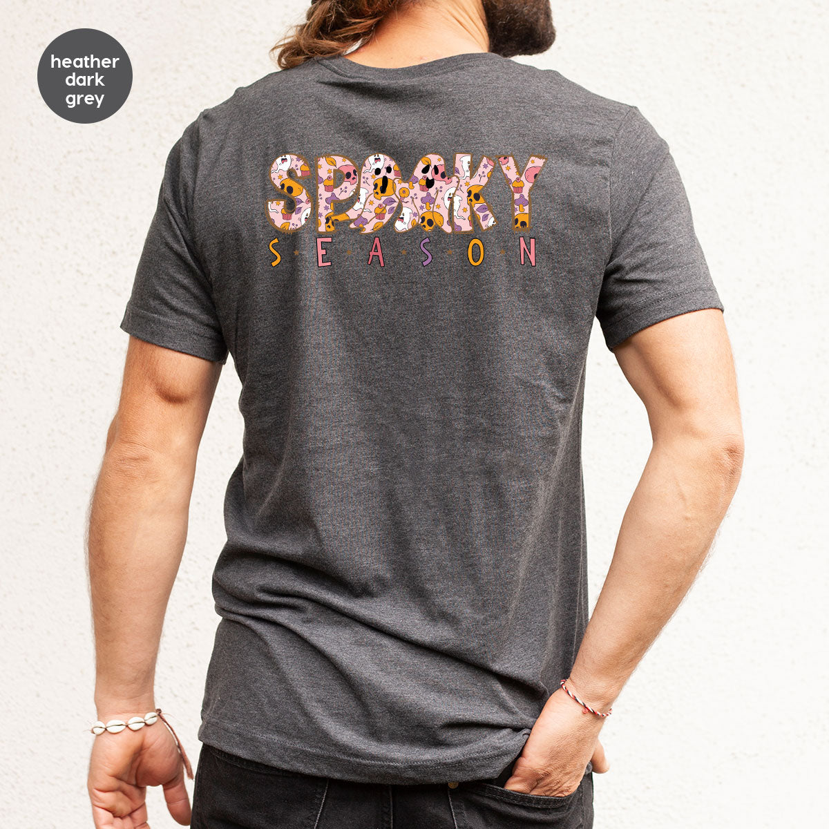 Ghost Graphic Tees, Cute Kid Halloween Shirt, Spooky product image 80