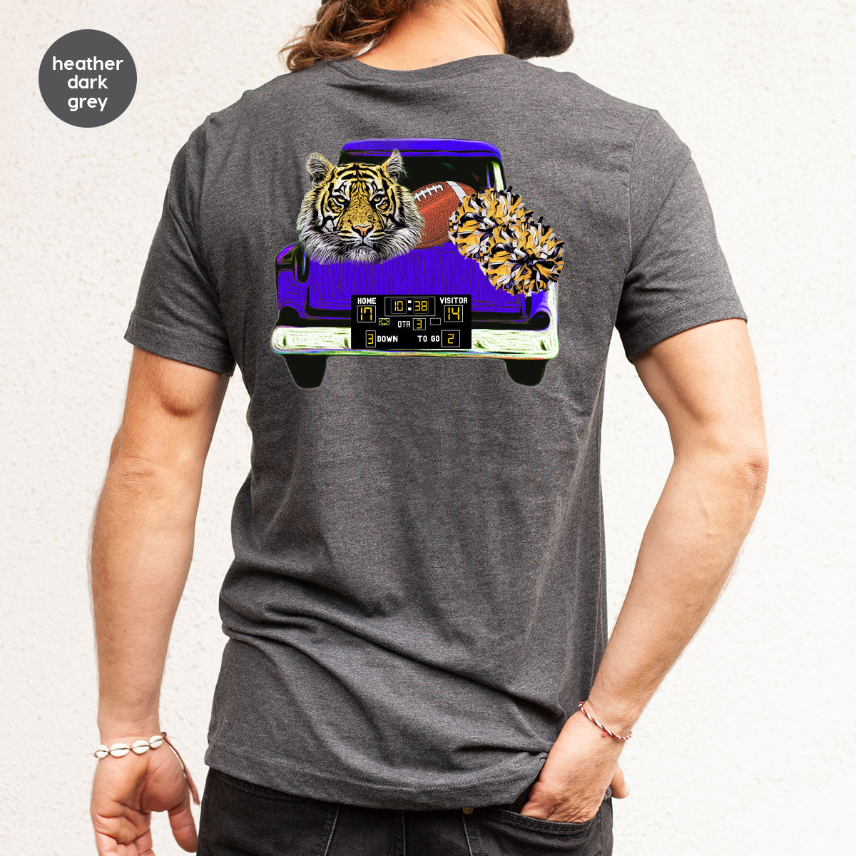 Football Truck Shirt, Tiger Graphic Tees, Mom TShirt, Gifts product image 39