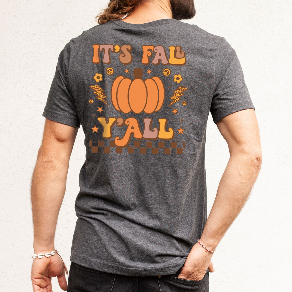 Halloween Fall Shirt, It's Y'Fall T-Shirt, Hoodie, Long product image 13