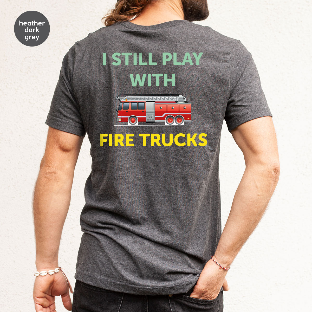 Fire Truck Shirt, Funny Fighter T-Shirt, Fireman Tee product image 33
