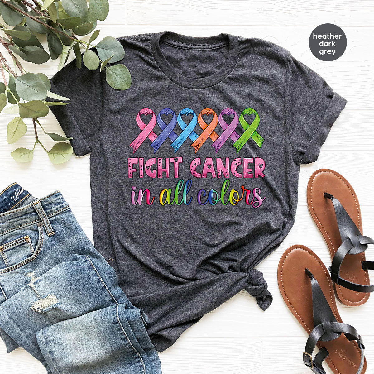 Lung Cancer Shirt, Family Support T-Shirt product image 29