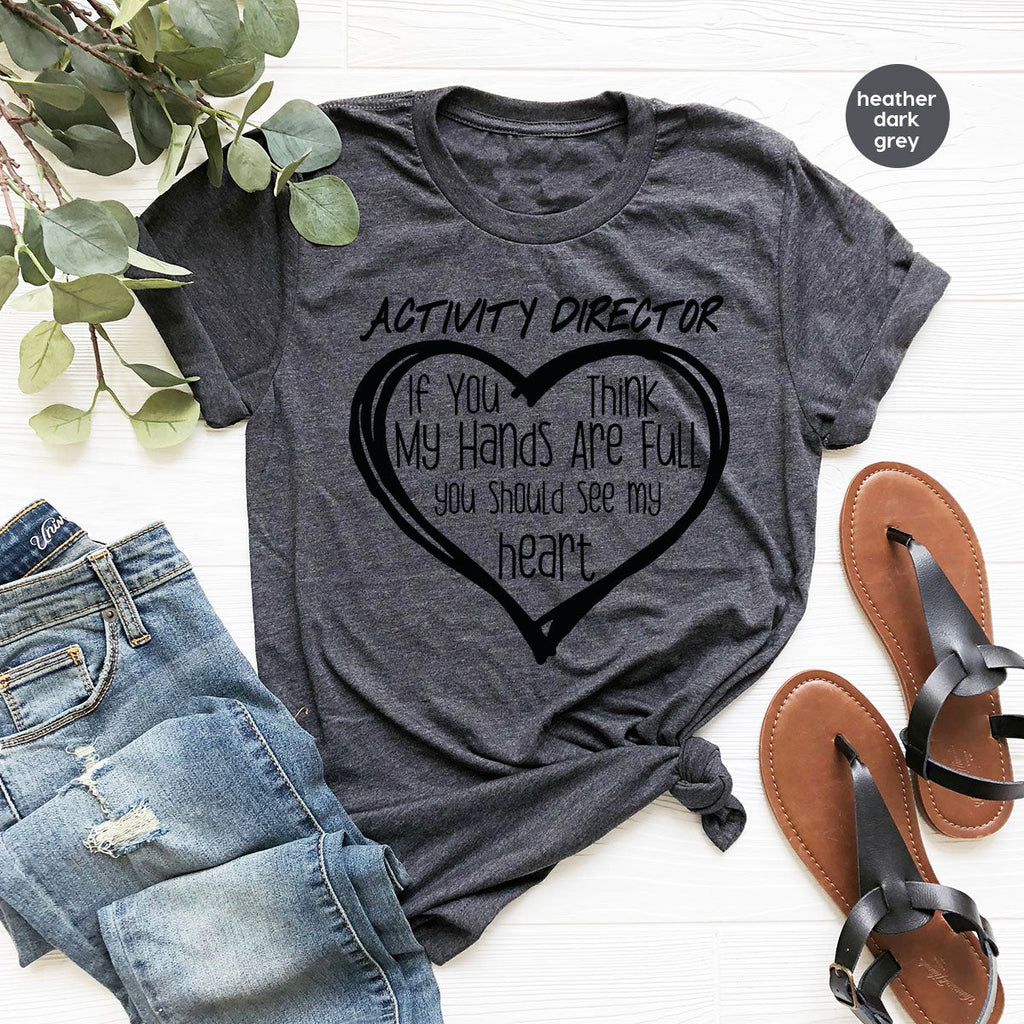 Activity Director Shirt, Love Heart Gift For Couples product image 18