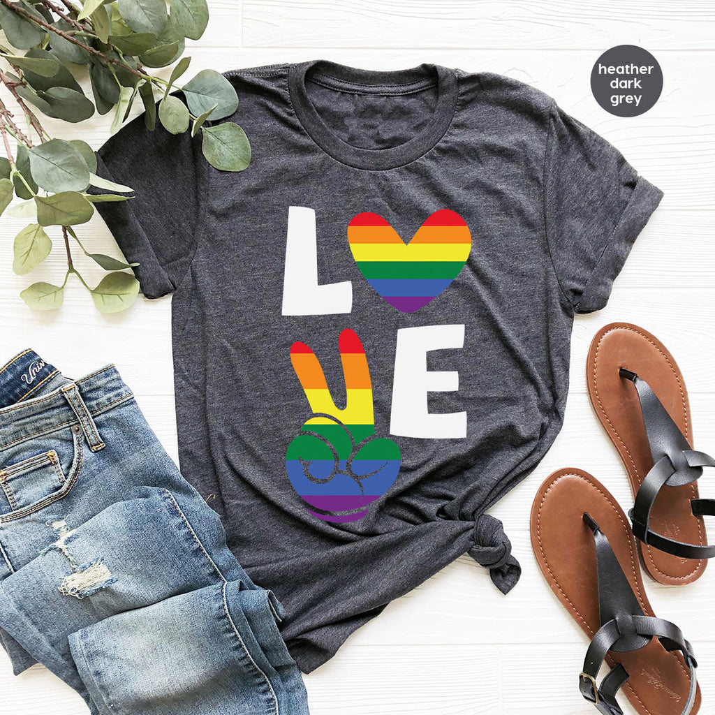 LGBT Love Shirt, Rainbow Glory T-Shirt, Pride Tee product image 32