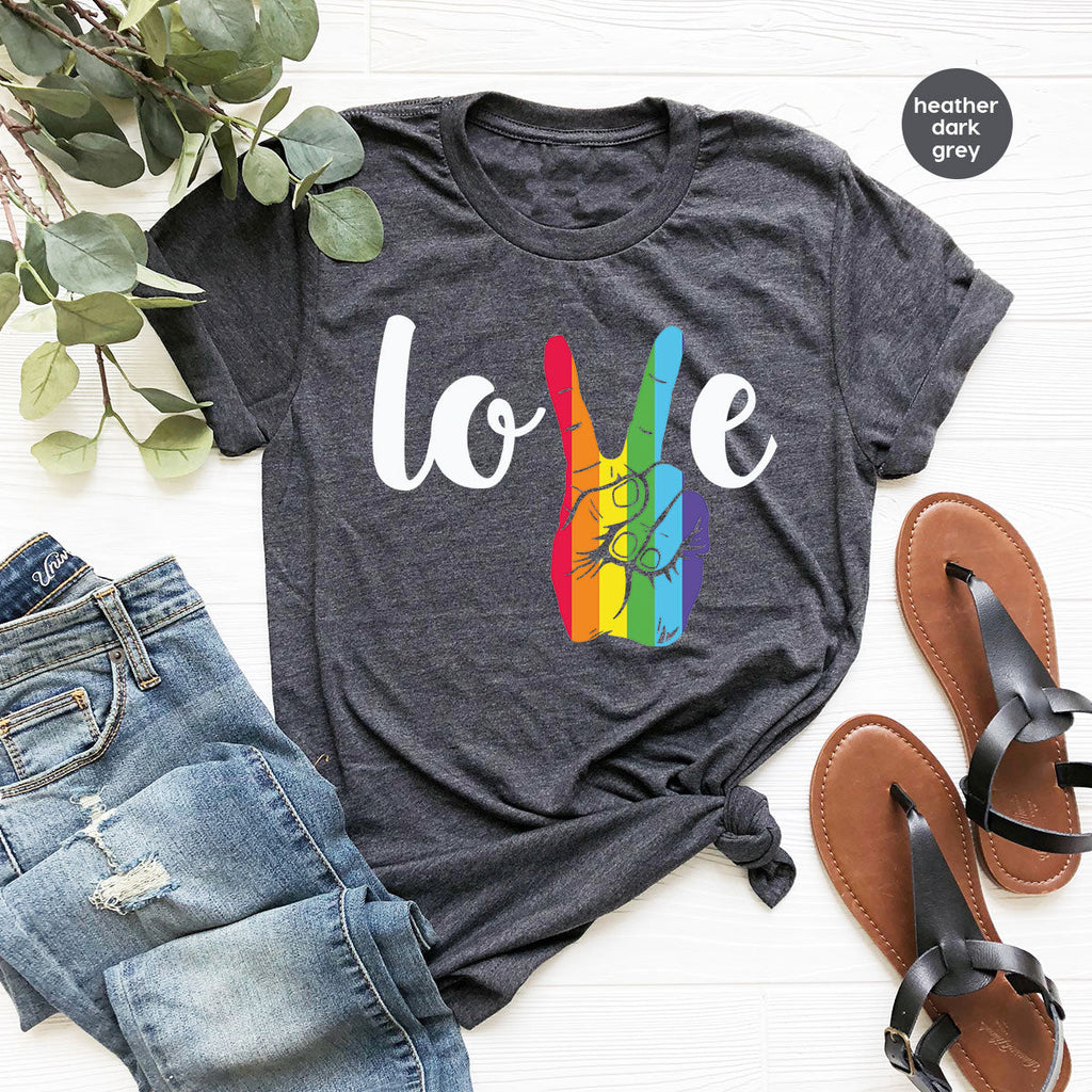 LGBT Love Shirt, Victory T-Shirt, Pride Tee, Glory product image 23