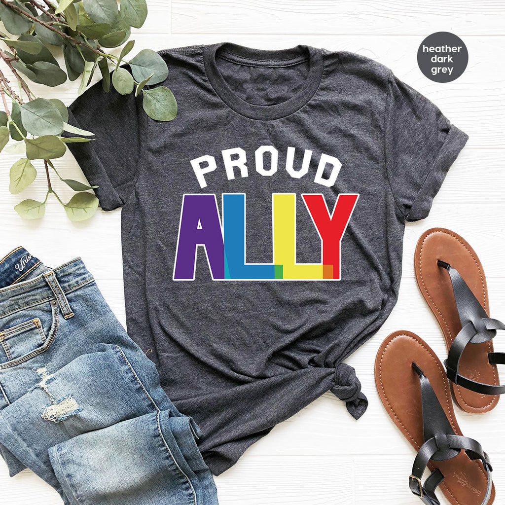 Proud Ally Shirt, LGBT T-Shirt, Tee product image 32