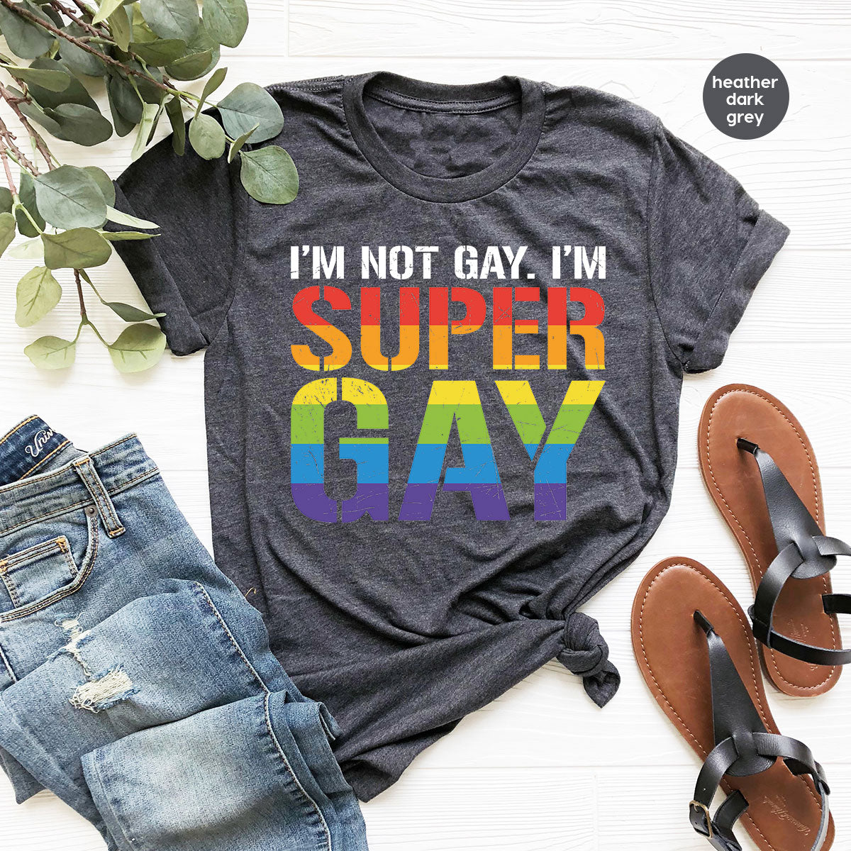 Super Gay Shirt, LGBT Power T-Shirt, Tee product image 26