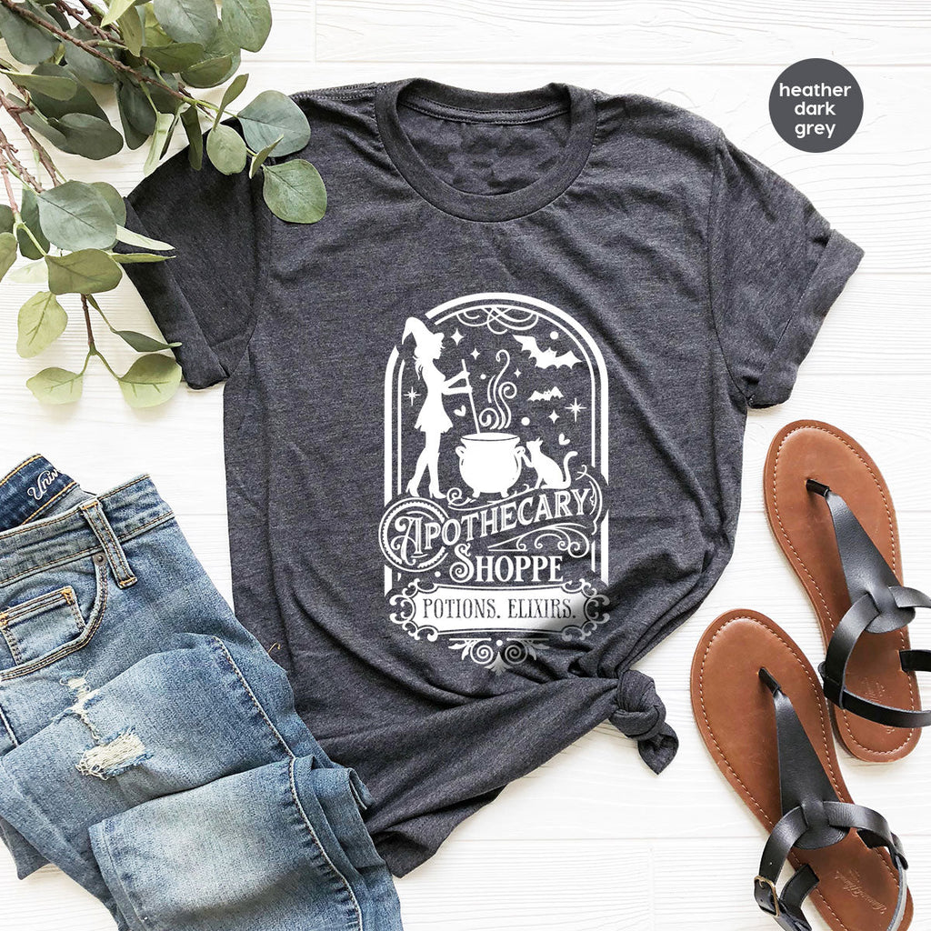 Funny Witch Shirt, Halloween Party Tshirt, Apothecary product image 79