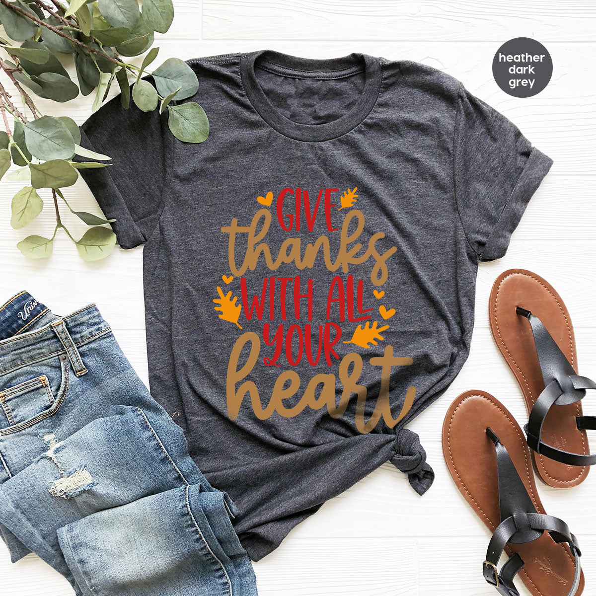 Cute Fall Clothing, Thanksgiving T-Shirt, Gift for Her product image 6