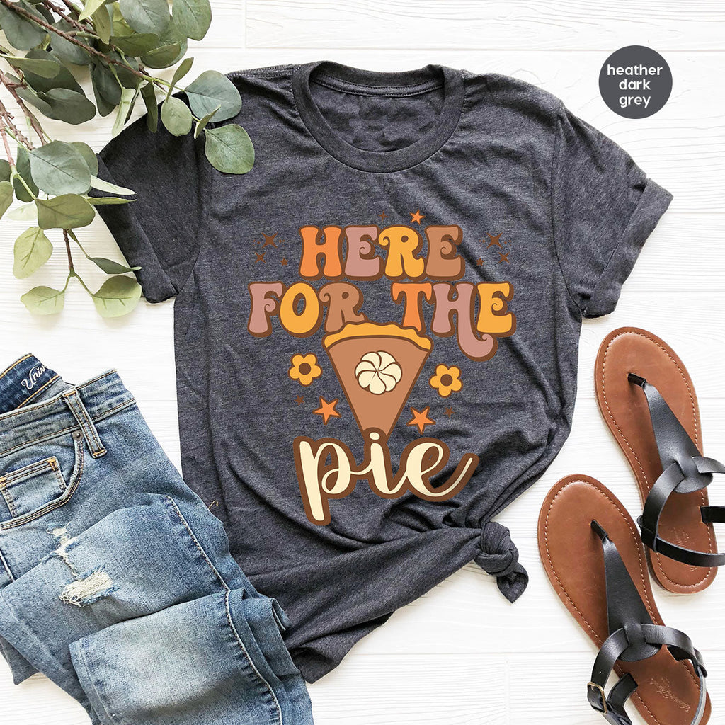 Here For The Pie Shirt, Funny Halloween Cute Hoodie and product image 18