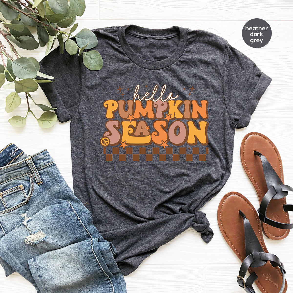 Pumpkin Season Shirt, Thanksgiving 2022 Design Tee product image 14
