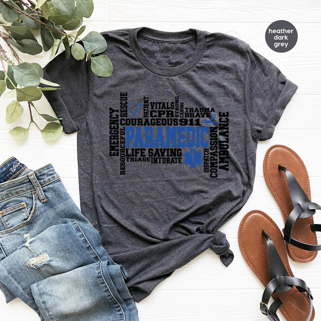 Paramedic T-Shirt, Ambulance Shirt, Life Saver Gift For product image 26