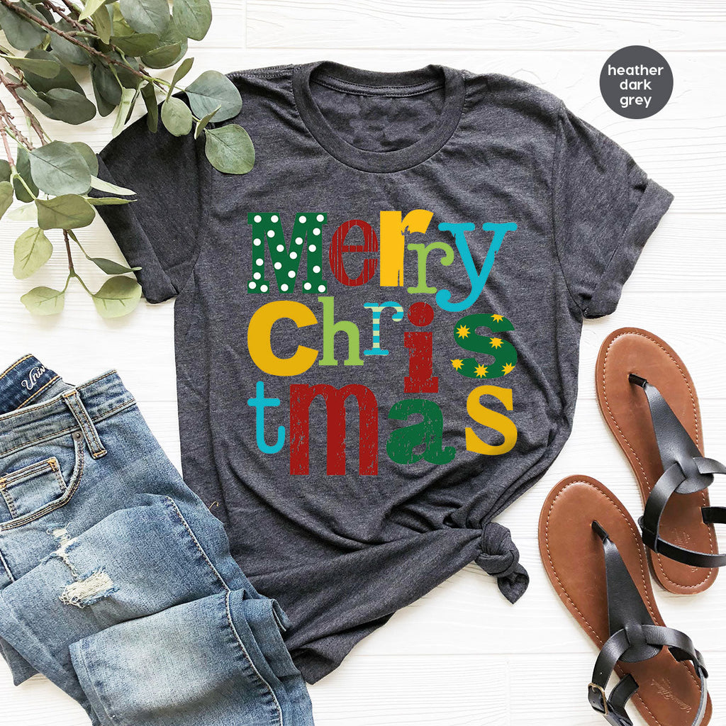 Merry Christmas Shirt, Family 2023 Tee, Xmas T-Shirt product image 8