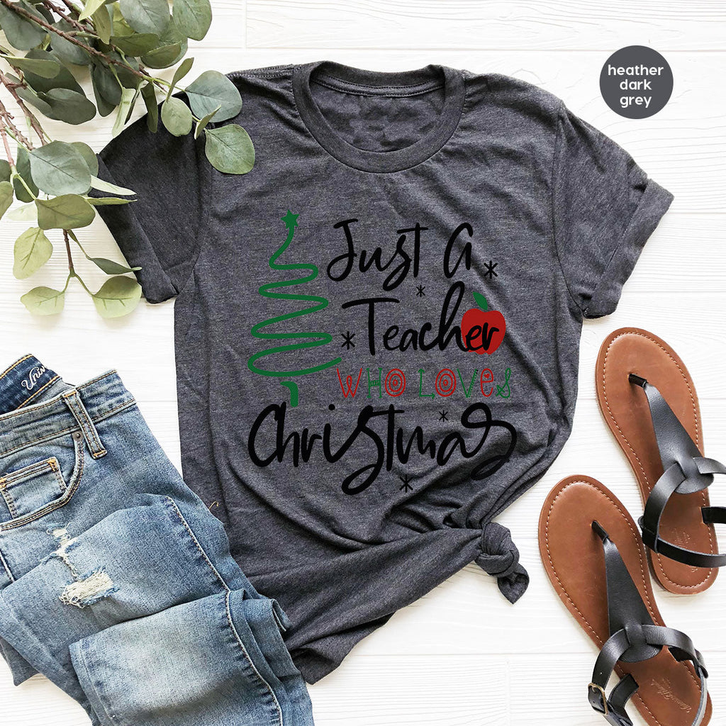 2023 Christmas Love Shirt, Just A Teach Who Loves Tee, Xmas product image 18