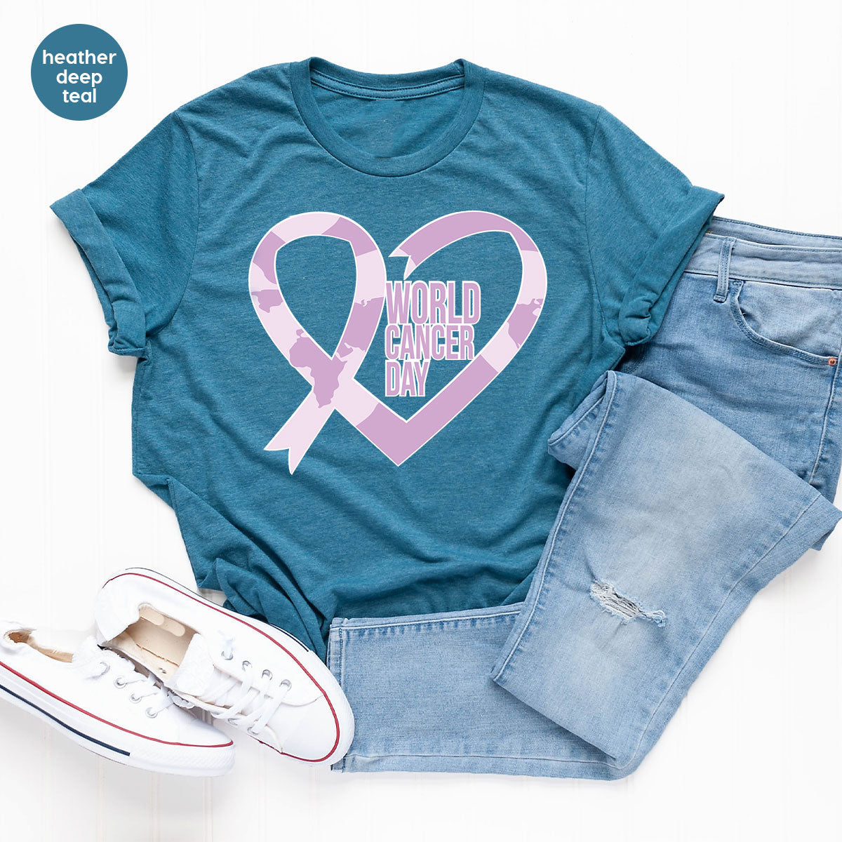 World Cancer Day Gift, T-Shirt, Support Shirt product image 37