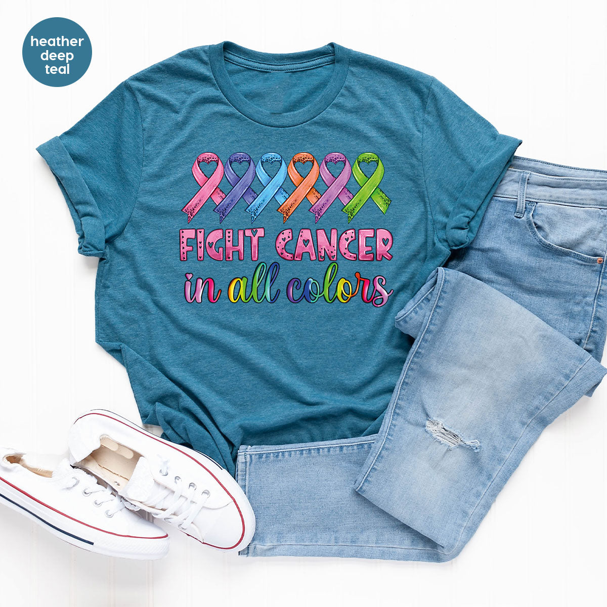 Lung Cancer Shirt, Family Support T-Shirt product image 31