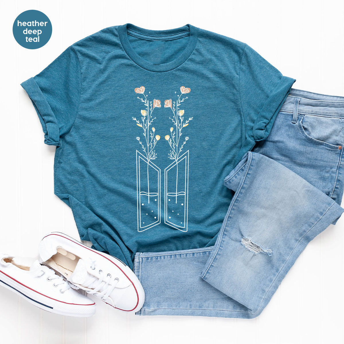 Heart Tree Shirt, Window of Love Valentine's Day Design product image 29