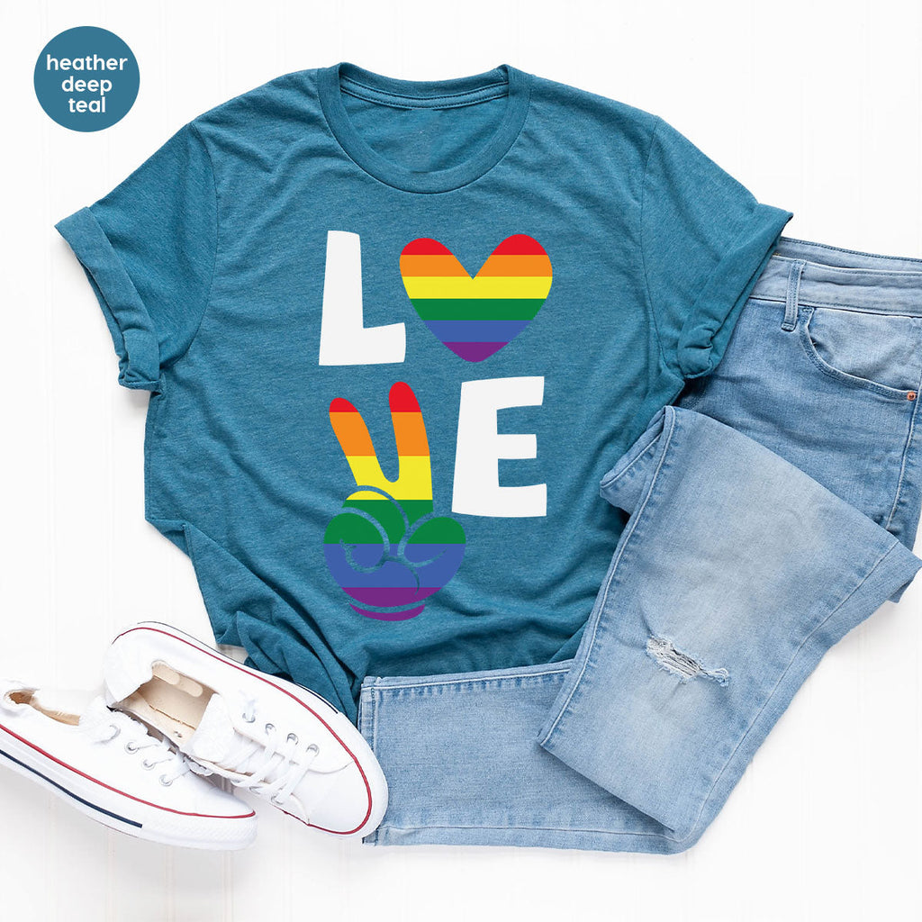 LGBT Love Shirt, Rainbow Glory T-Shirt, Pride Tee product image 34