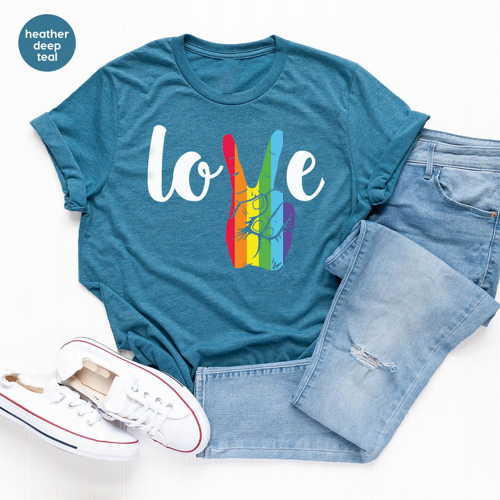 LGBT Love Shirt, Victory T-Shirt, Pride Tee, Glory product image 25