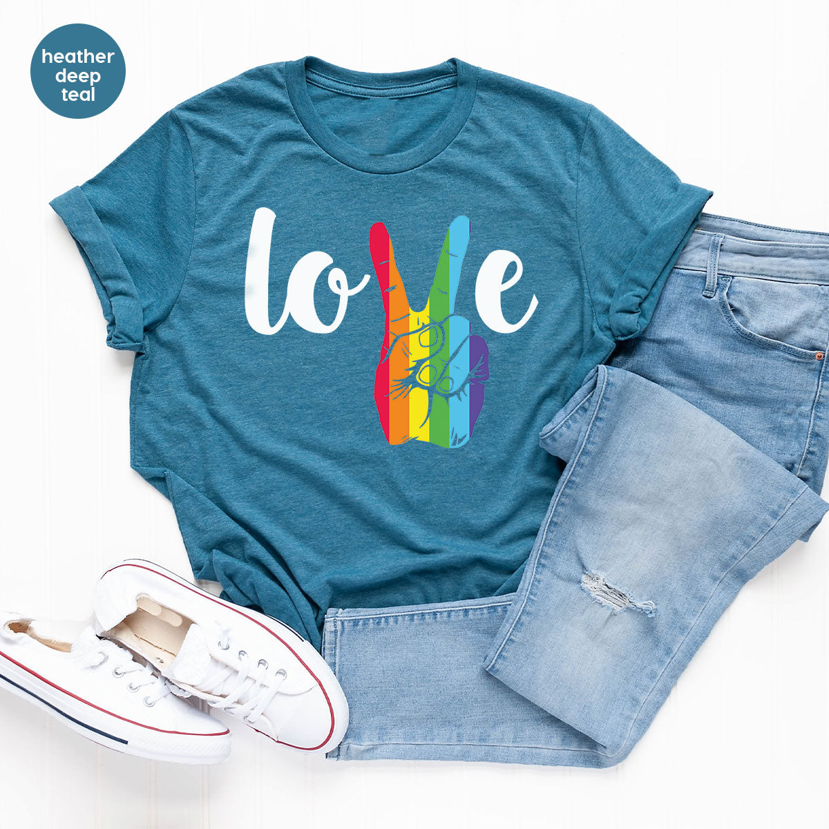 LGBT Love Shirt, Victory T-Shirt, Pride Tee, Glory product image 25